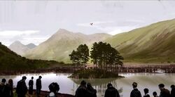 Albus Dumbledore's Funeral - 2nd Concept Artwork