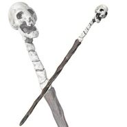 Death Eater wand (skull)