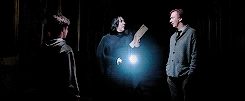 Harry, Snape & Lupin at night.gif