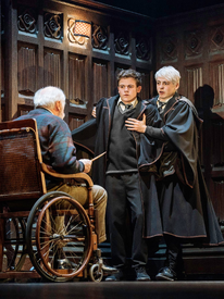 Amos Diggory with Albus Potter and Scorpious Malfoy