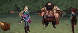 Luna, Hagrid and the player talking MA