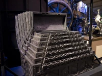 This trunk on display at a  convention