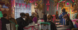 B5C25M1 Harry And Cho PM Valentines In Madam Puddifoots
