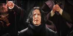 Snape trying to counter-curse Quirrell PSF