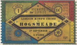 Hogwarts Express Ticket Minalima