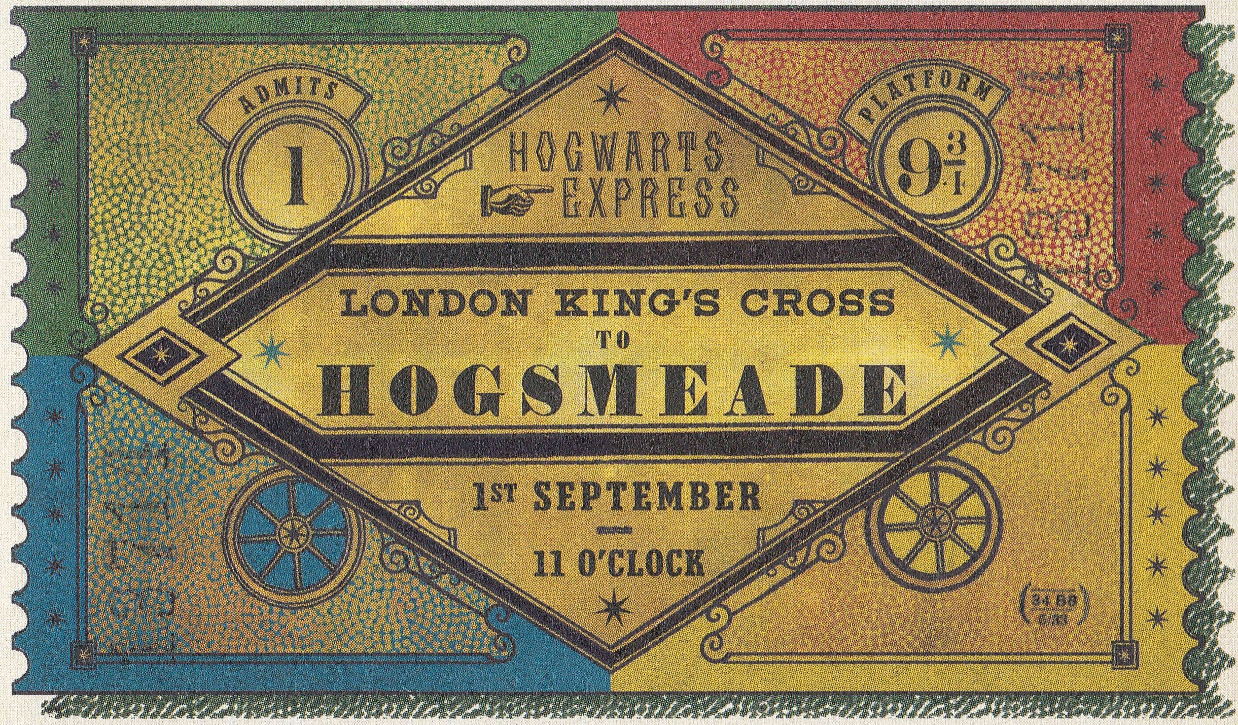 hogwarts express ticket harry potter wiki fandom