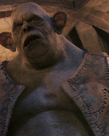 Quirinus Quirrell S First Mountain Troll Harry Potter Wiki Fandom