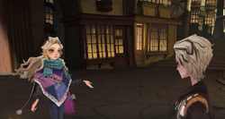 Luna meeting player in Diagon Alley MA