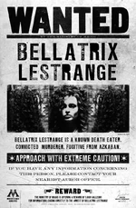 Bellatrix lestrange wanted poster
