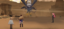 Player, Luna and LeBlanc encountering Thunderbird MA
