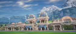 Beauxbatons Quidditch pitch