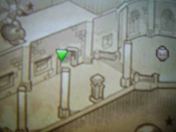 The corridor adjacent to the 