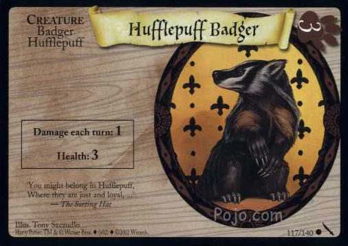 hufflepuff badger