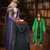 Albus Dumbledore begrüßt Alanza Alves