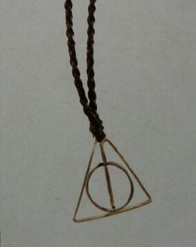 Harry potter necklace deathly hallows sales