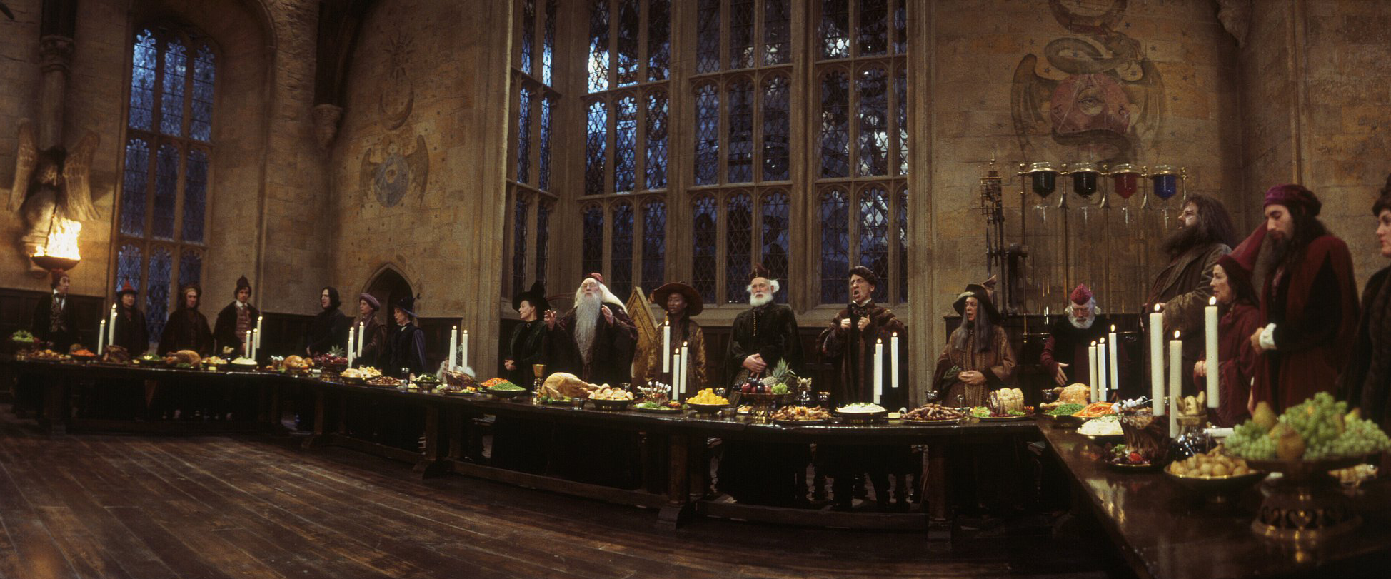 hogwarts staff table