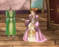 Delfina Crimp using this charm to shorten a dress