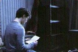 Harry reading the letter