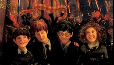 Harry celebrating winning House Cup