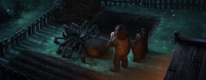 Aragog's burial