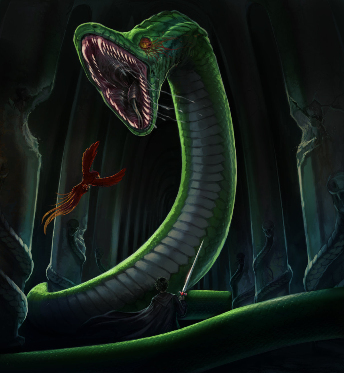 harry potter chamber of secrets snake