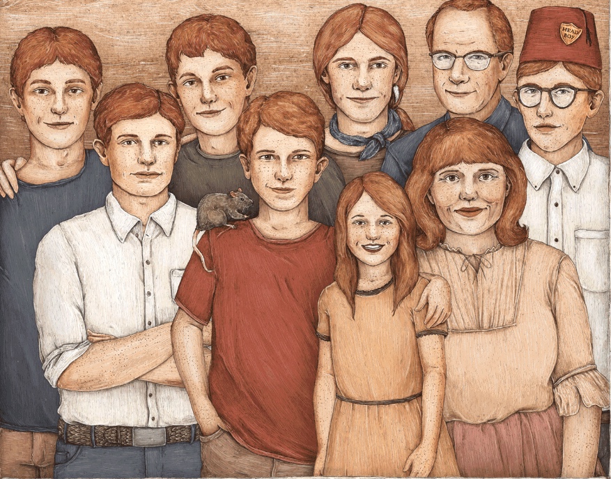 the weasley family from harry potter