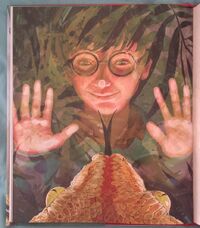 Harry and the snake at the zoo