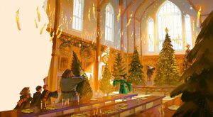 Trees in the Great Hall