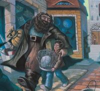 Harry & Hagrid in Diagon Alley