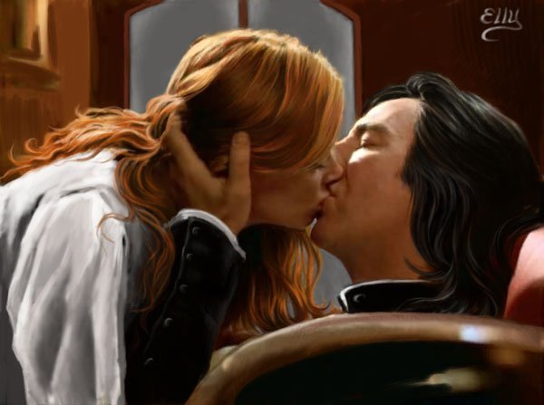 severus snape and lily evans kiss