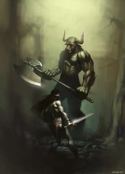 HARRY　MINOTAUR Minotaur (CaptainFlowerss) | Harry Potter Fanon Wiki | Fandom