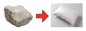 Rock for a pillow cheap