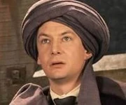 קווירל מקלל את המטאטא של הארי