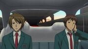 Koizumi and Kyon