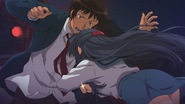 Reminiscences Ryoko attacks Kyon