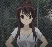 Alternate Haruhi in a North High uniform