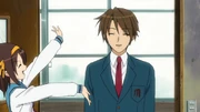 Haruhi introducing Itsuki Koizumi