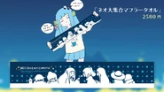 Muffler Towel featuring Neo Dream Traveler characters.[4]