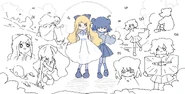 Art of Lili and Nana, age 7.[5]