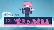 Muffler Towel featuring Neo Dream Traveler characters.[3]