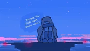 Thank you art for 100k views on Saikai, depicting Lili sleeping atop the airship tower.[27]