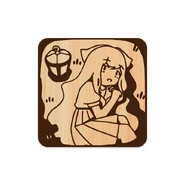Wooden Magnet Lili design.