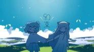 An alternate thumbnail of Yakusoku depicting Nana and Lili holding hands.[10]