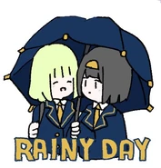 Digital version of art used for exclusive Gen'ei LV merch, for a keychain. [14]