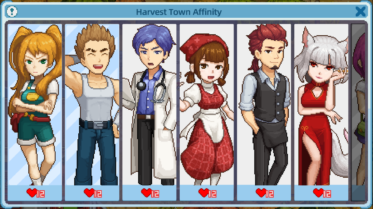 Harvest Town Affinity Harvest Town Wiki Fandom
