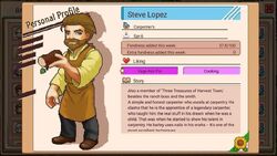 Steve Lopez, Harvest Town Wiki