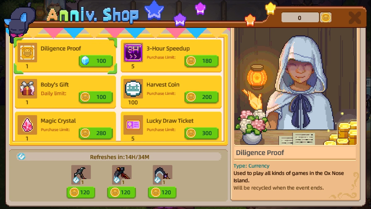 4th Anniversary event Harvest Town Wiki Fandom