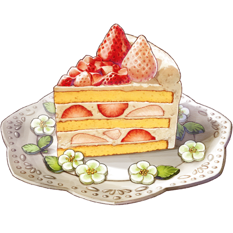 Outlined Cute Shortcake With A Strawberry On Top Stock Illustration -  Download Image Now - Strawberry Shortcake, Illustration, Art - iStock