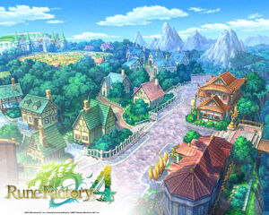 Rune Factory Tides of Destiny City Center