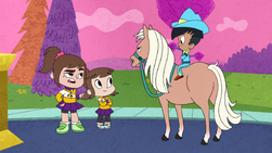 S02E20 Zoe defendiendo a Audrey